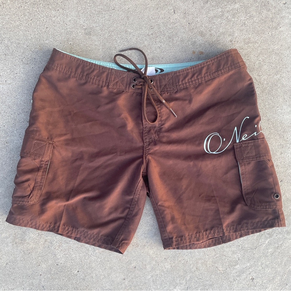 O’NEILL BOARD SWIM SHORTS WOMEN’S BROWN SIZE 5